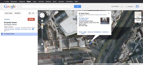 Pop-pins, vista de pájaro